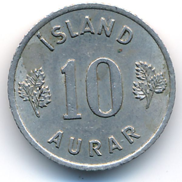 Исландия, 10 эйре (1963 г.)