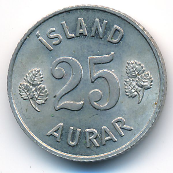Исландия, 25 эйре (1965 г.)