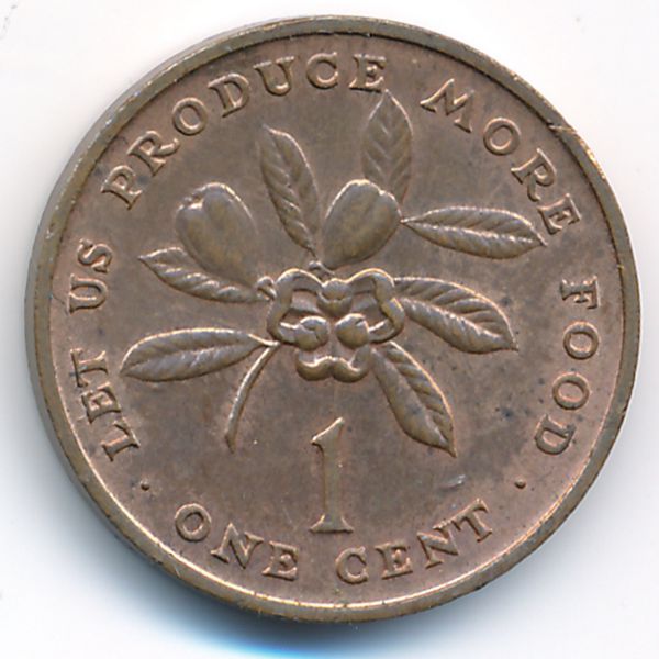 Ямайка, 1 цент (1971 г.)