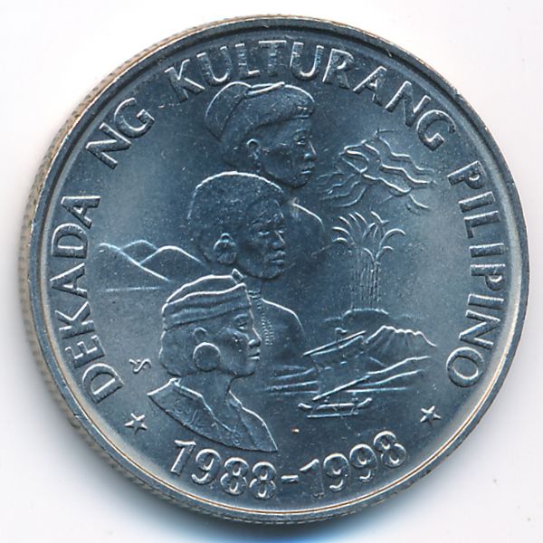 Филиппины, 1 песо (1989 г.)