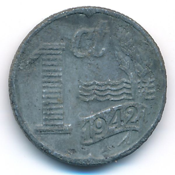 Нидерланды, 1 цент (1942 г.)