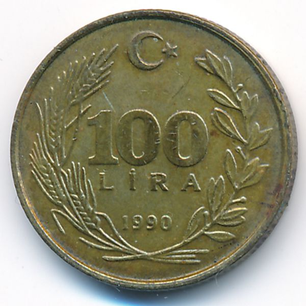 Турция, 100 лир (1990 г.)