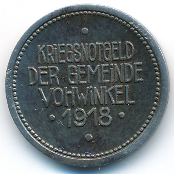 Фовинкель., 10 пфеннигов (1918 г.)
