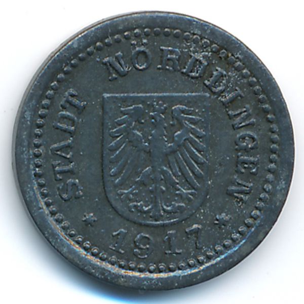 Нёрдлинген., 5 пфеннигов (1917 г.)