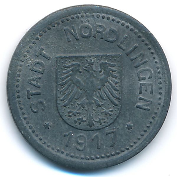 Нёрдлинген., 10 пфеннигов (1917 г.)