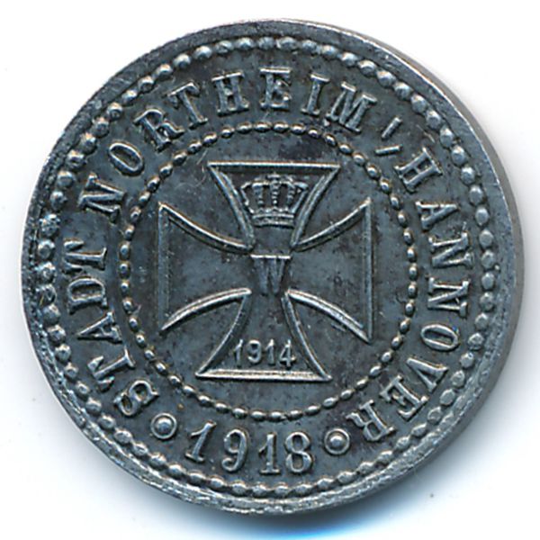 Нортхайм., 5 пфеннигов (1918 г.)