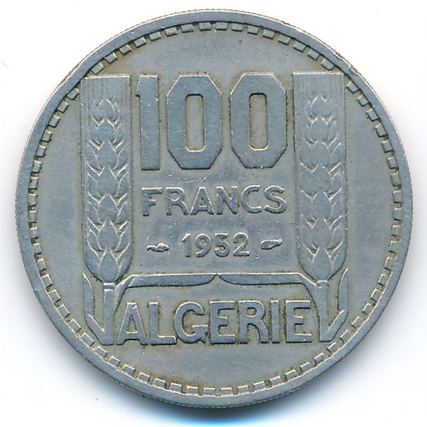 Алжир, 100 франков (1952 г.)