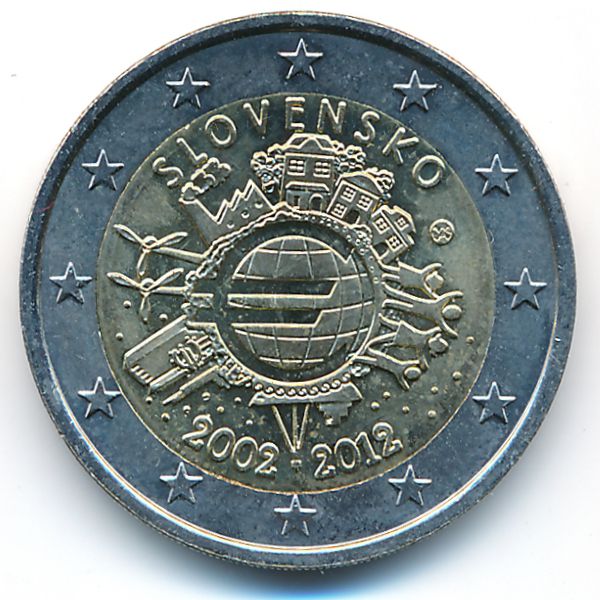 Словакия, 2 евро (2012 г.)