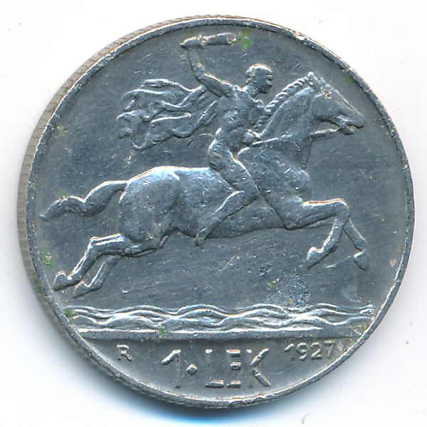 Албания, 1 лек (1927 г.)