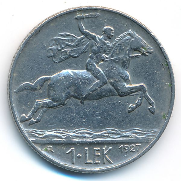Албания, 1 лек (1927 г.)