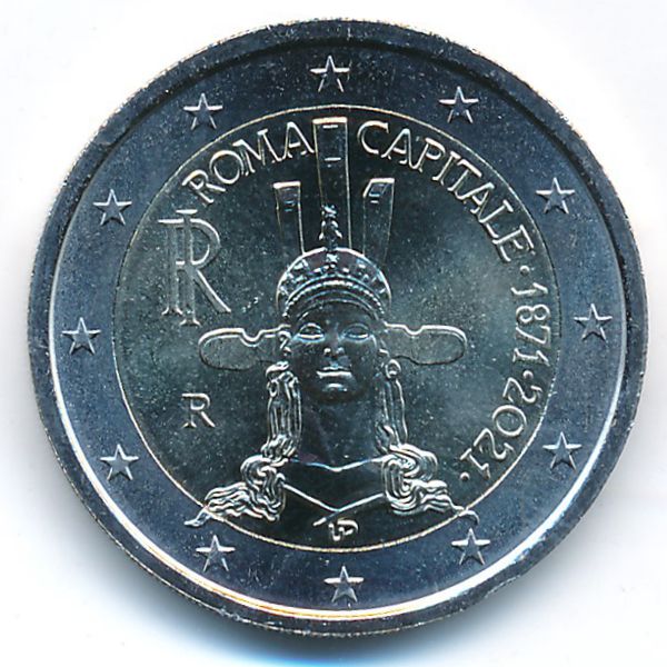 Италия, 2 евро (2021 г.)