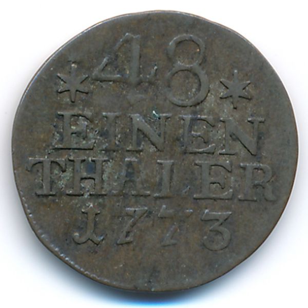 Пруссия, 1/48 талера (1773 г.)