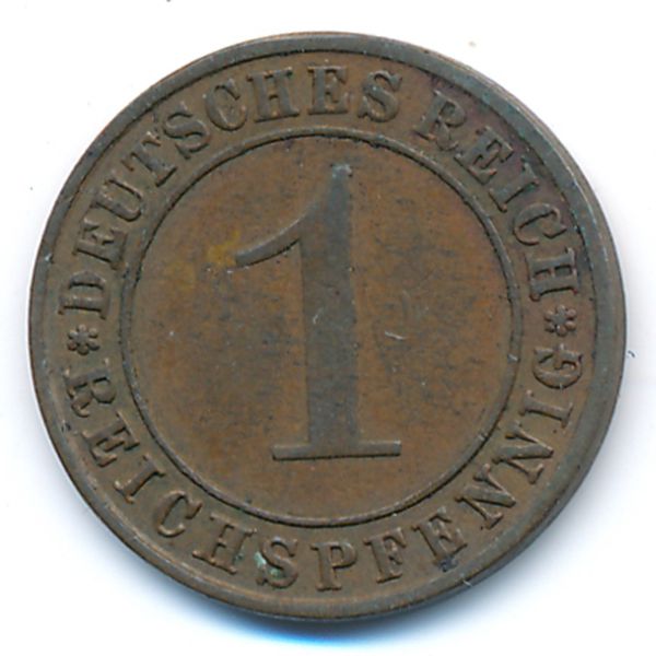 Веймарская республика, 1 рейхспфенниг (1935 г.)
