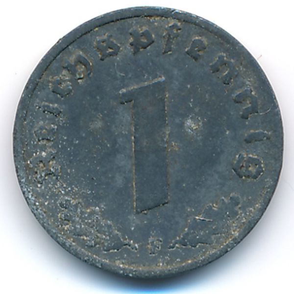 Третий Рейх, 1 рейхспфенниг (1940 г.)