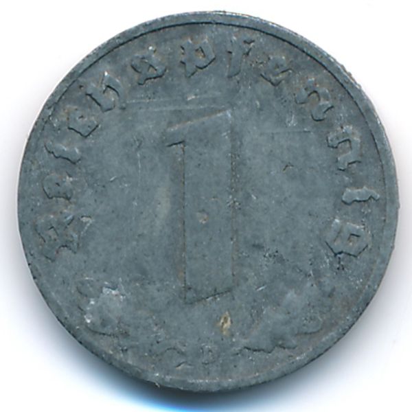 Третий Рейх, 1 рейхспфенниг (1940 г.)