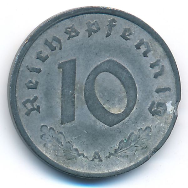 Третий Рейх, 10 рейхспфеннигов (1940 г.)