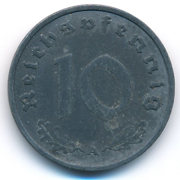 Третий Рейх, 10 рейхспфеннигов (1940 г.)