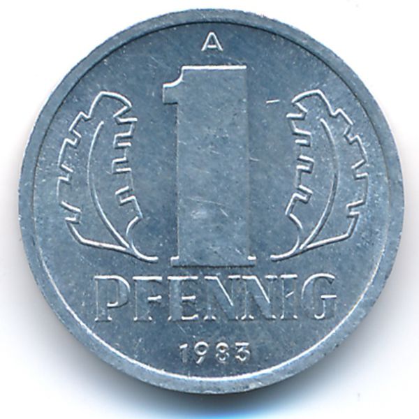 ГДР, 1 пфенниг (1983 г.)