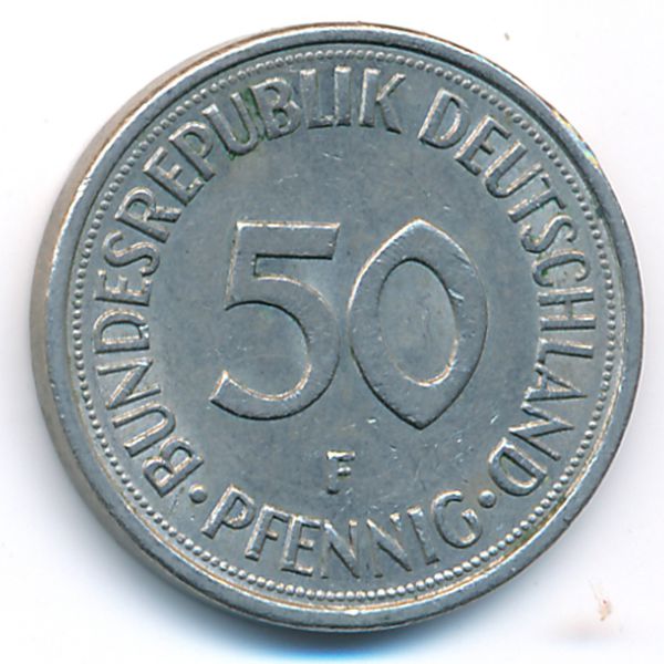 ФРГ, 50 пфеннигов (1975 г.)