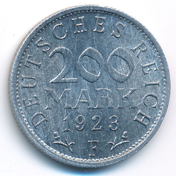 Веймарская республика, 200 марок (1923 г.)