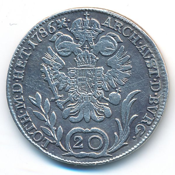 Австрия, 20 крейцеров (1786 г.)