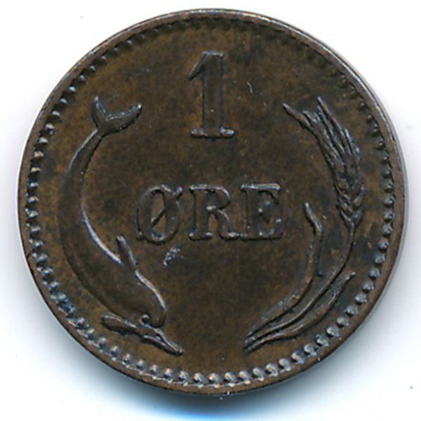 Дания, 1 эре (1894 г.)