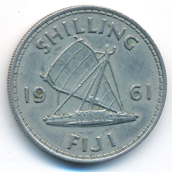 Фиджи, 1 шиллинг (1961 г.)