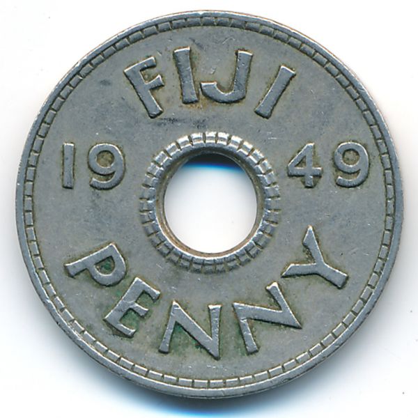 Фиджи, 1 пенни (1949 г.)
