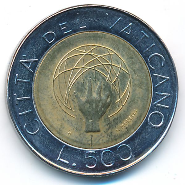 Ватикан, 500 лир (1983 г.)
