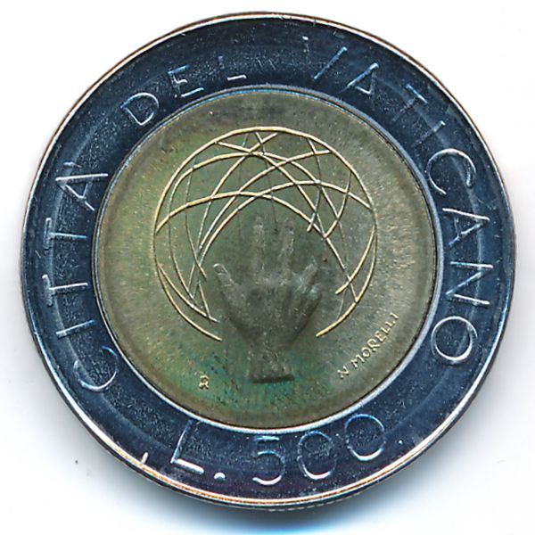 Ватикан, 500 лир (1983 г.)