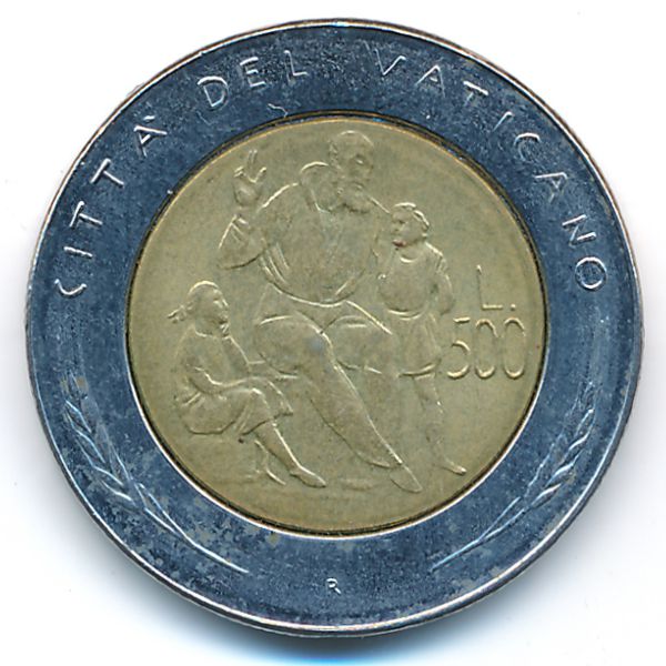 Ватикан, 500 лир (1982 г.)