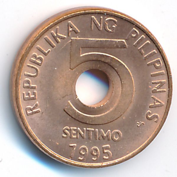 Филиппины, 5 сентимо (1995 г.)