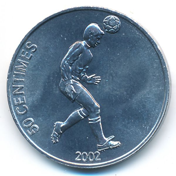 Конго, Демократическая республика, 50 сентим (2002 г.)