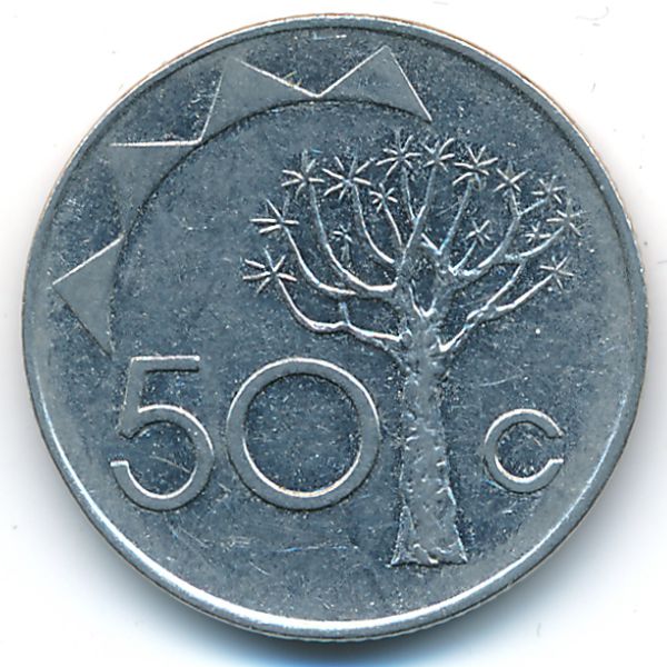 Намибия, 50 центов (1993 г.)