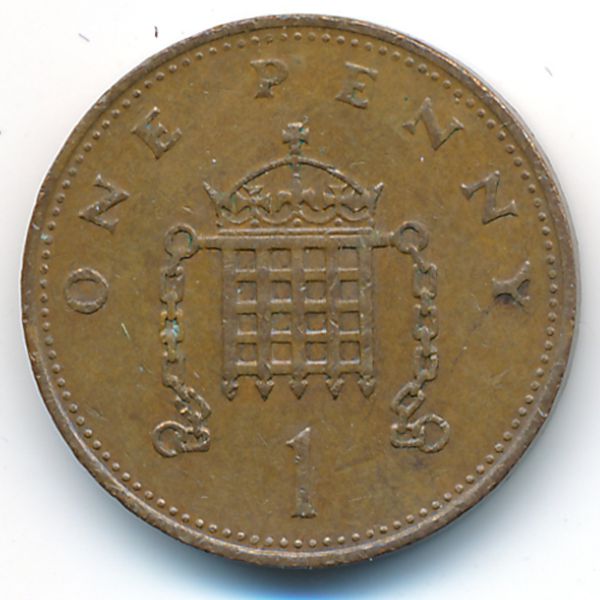 Великобритания, 1 пенни (1983 г.)