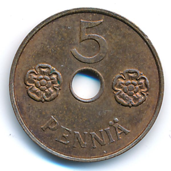 Финляндия, 5 пенни (1941 г.)