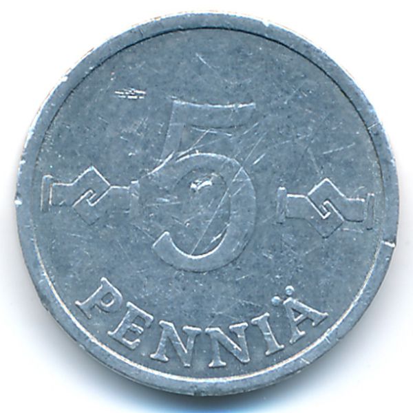 Финляндия, 5 пенни (1980 г.)