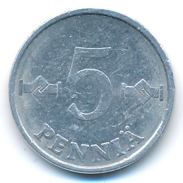 Финляндия, 5 пенни (1980 г.)