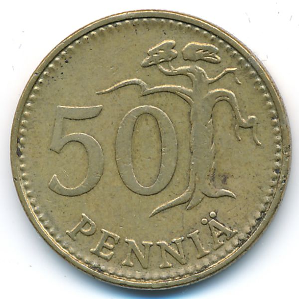Финляндия, 50 пенни (1971 г.)
