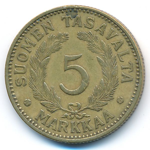 Финляндия, 5 марок (1930 г.)