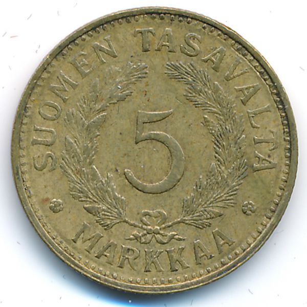 Финляндия, 5 марок (1949 г.)