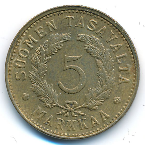 Финляндия, 5 марок (1950 г.)