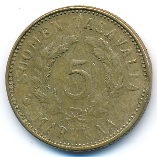 Финляндия, 5 марок (1951 г.)