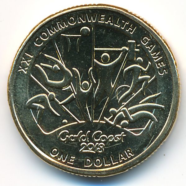 Австралия, 1 доллар (2018 г.)