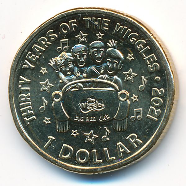 Австралия, 1 доллар (2021 г.)