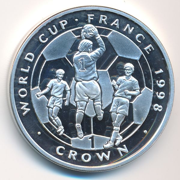 Остров Мэн, 1 крона (1998 г.)