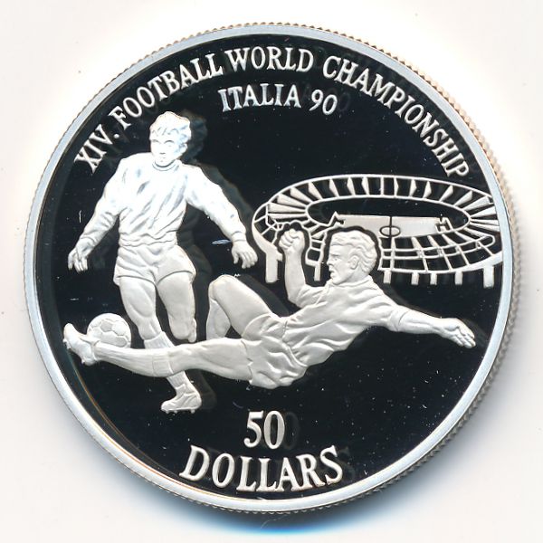 Острова Кука, 50 долларов (1990 г.)