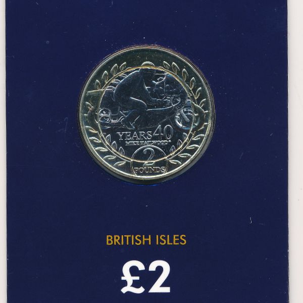 Остров Мэн, 2 фунта (2018 г.)