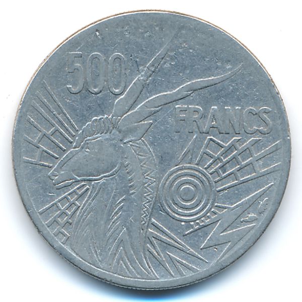 Экваториальные Африканские Штаты, 500 франков (1977 г.)