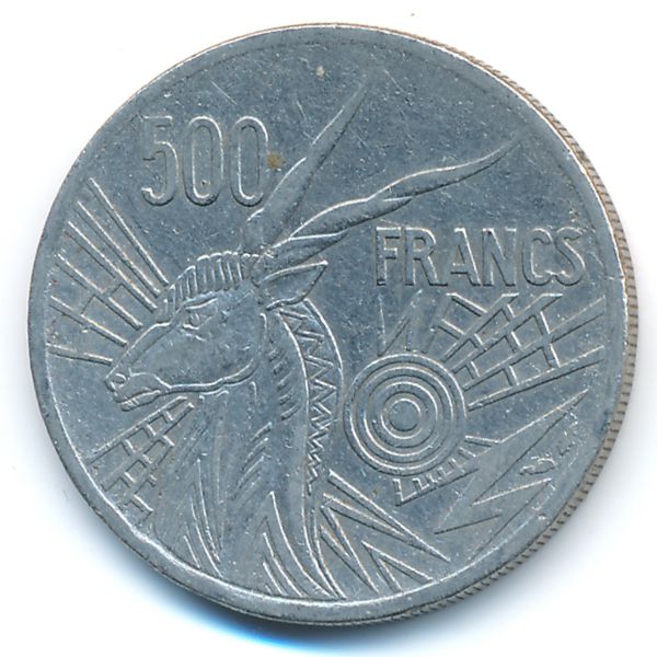 Экваториальные Африканские Штаты, 500 франков (1976 г.)
